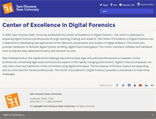 Tablet Screenshot of df.shsu.edu